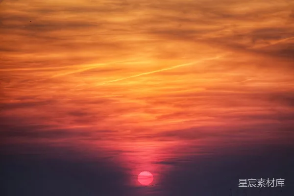 高清摄影 日落时分的天空