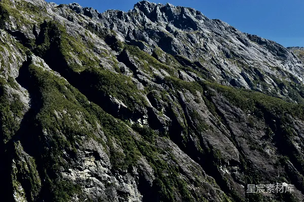 高清摄影 陡峭的山崖