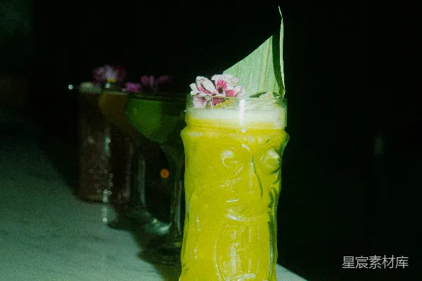 高清摄影 热带风情鸡尾酒