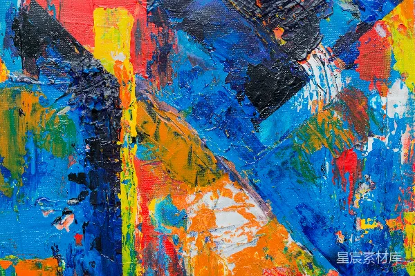高清摄影 抽象色彩与纹理的交响