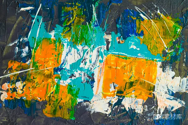 高清摄影 抽象色彩的碰撞