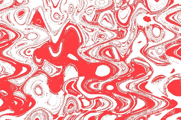 高清摄影 红白抽象流动图案