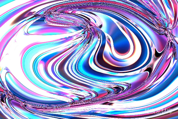 高清摄影 梦幻金属漩涡