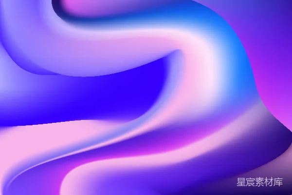 高清摄影 流动的色彩曲线