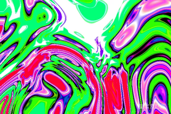 高清摄影 色彩斑斓的流动抽象图案