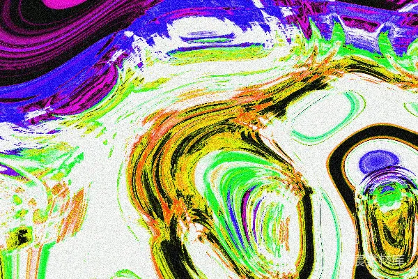 高清摄影 抽象色彩漩涡