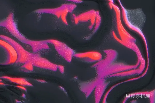高清摄影 霓虹扭曲抽象背景