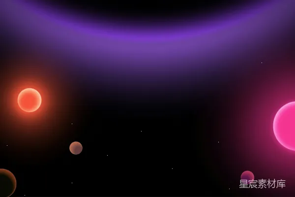 高清摄影 星空与色彩的碰撞