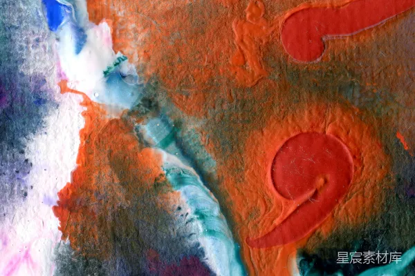 高清摄影 抽象色彩流动画