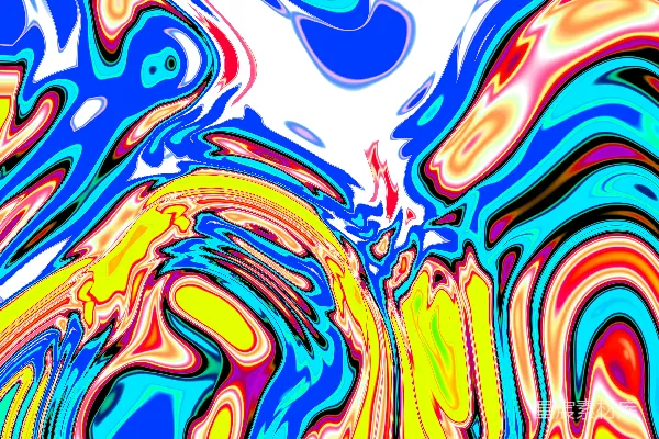 高清摄影 色彩流动的抽象艺术