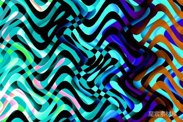 高清摄影 波浪交织的抽象图案