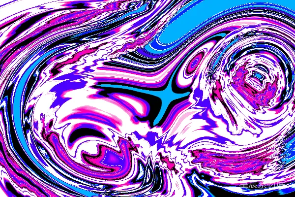 高清摄影 流动的色彩漩涡