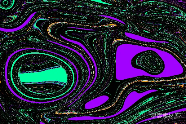 高清摄影 流动的霓虹梦
