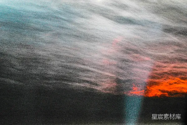 高清摄影 夕阳下的云彩