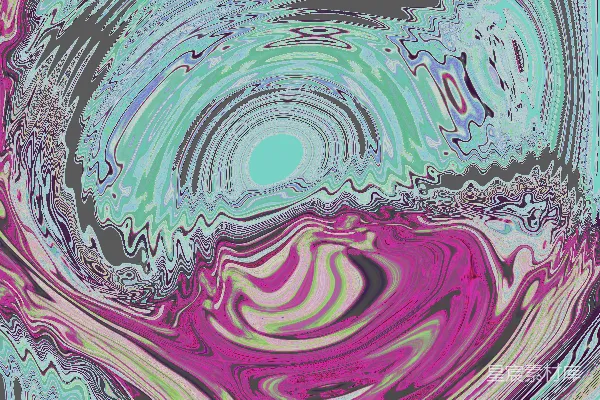 高清摄影 漩涡迷幻色彩艺术