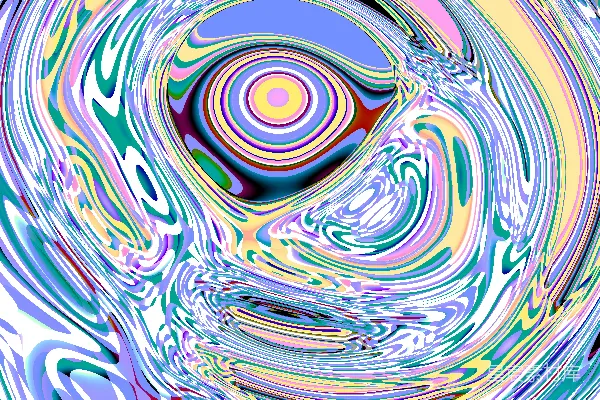 高清摄影 色彩漩涡：迷幻艺术