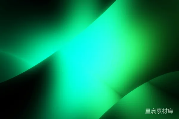 高清摄影 抽象绿光背景