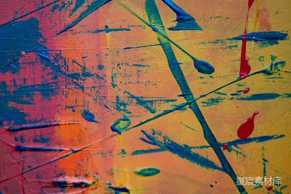 高清摄影 色彩斑斓的抽象画
