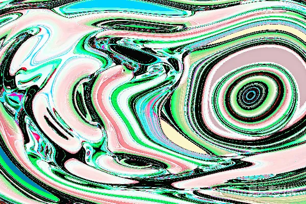 高清摄影 迷幻漩涡：色彩与线条的梦幻之旅