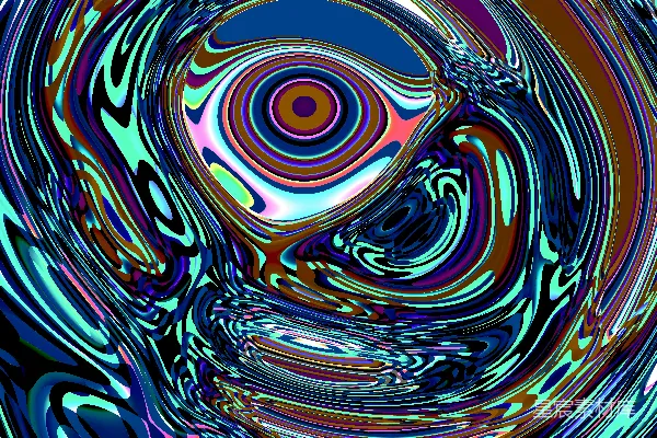 高清摄影 色彩漩涡：迷幻视觉盛宴