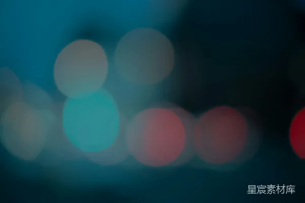 高清摄影 夜色中的光点