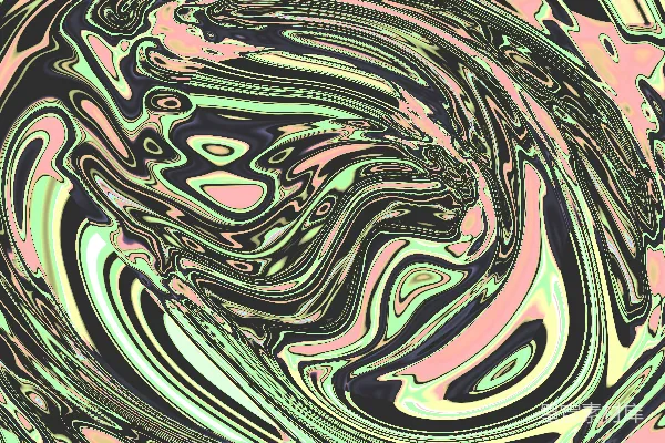 高清摄影 抽象流动的色彩漩涡
