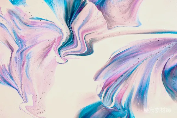 高清摄影 梦幻色彩流动抽象艺术