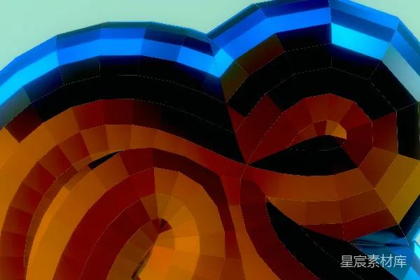 高清摄影 抽象几何拼接艺术