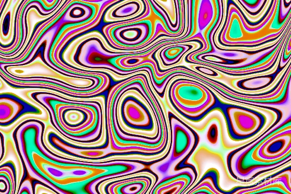 高清摄影 迷幻色彩涟漪背景