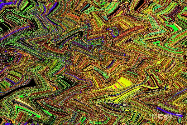 高清摄影 抽象迷幻线条纹样