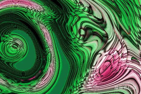 高清摄影 绿色漩涡动态抽象背景