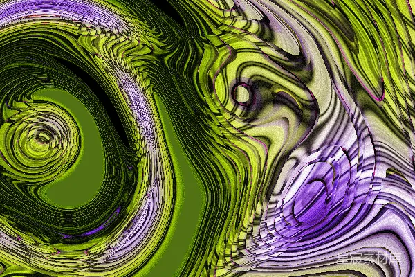 高清摄影 漩涡与色彩的交错