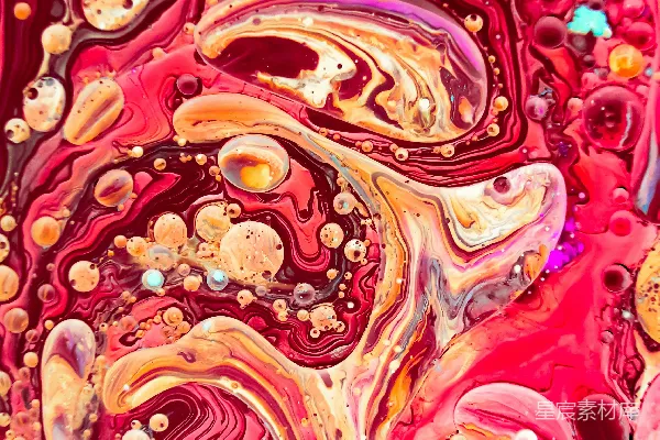 高清摄影 色彩斑斓的液体艺术