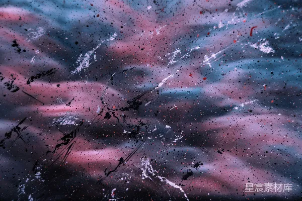高清摄影 抽象宇宙的色彩与粒子