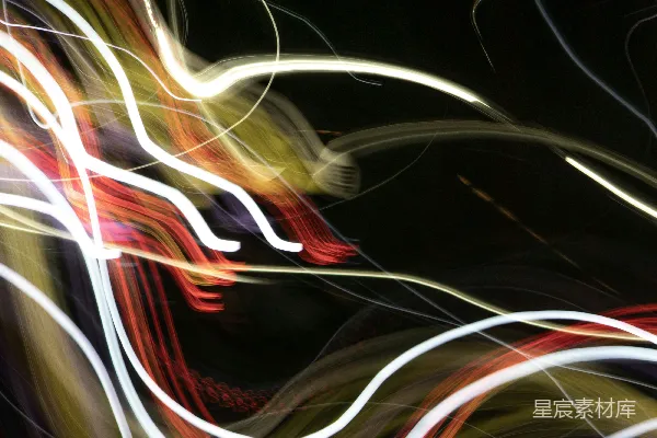 高清摄影 动态光轨迹艺术