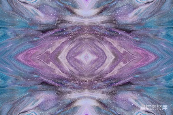 高清摄影 梦幻对称星空