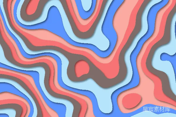 高清摄影 抽象波浪色块背景