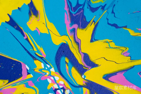 高清摄影 色彩斑斓的抽象画