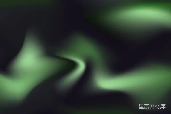 高清摄影 绿光流动的抽象背景