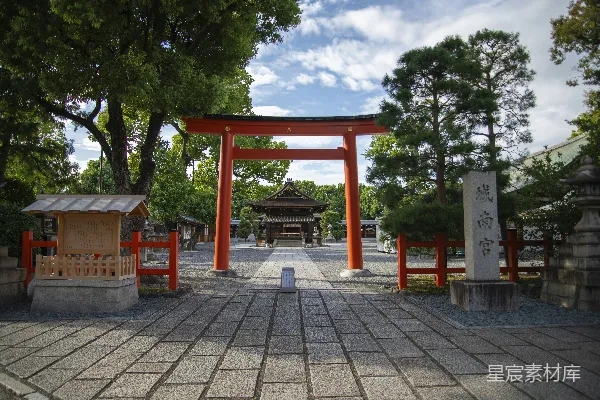 高清摄影 日本寺庙的入口