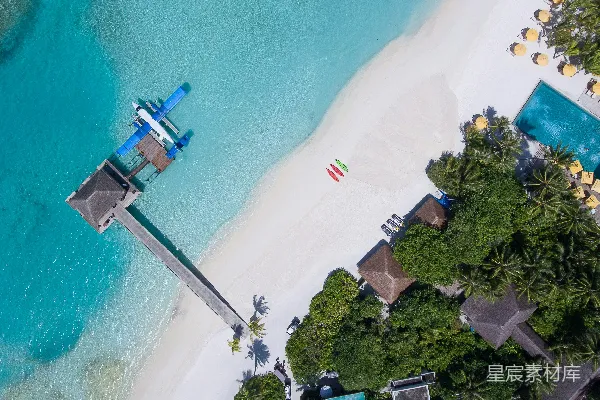 高清摄影 热带度假胜地航拍