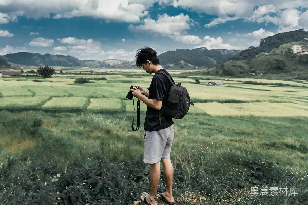 高清摄影 旅行摄影师与自然风光