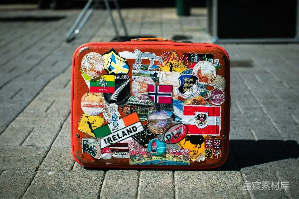 高清摄影 旅行者的行李箱