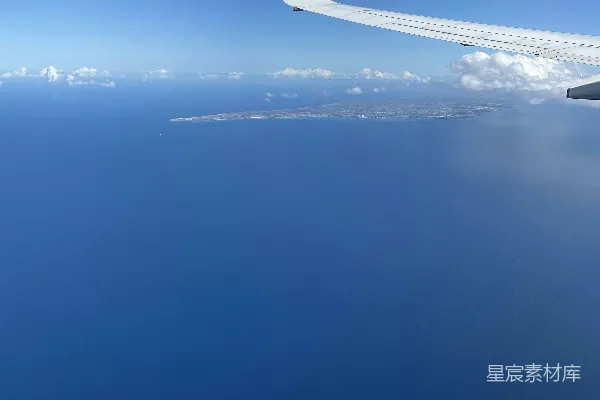 高清摄影 空中俯瞰岛屿与海岸