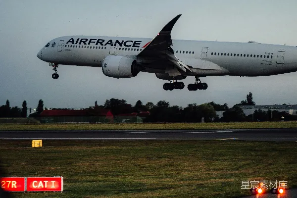 高清摄影 翱翔的法国航空