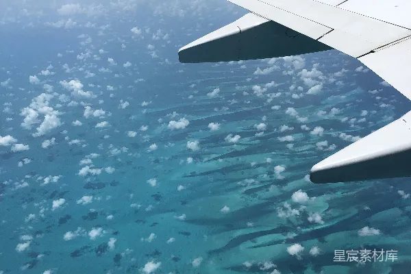 高清摄影 空中俯瞰马尔代夫