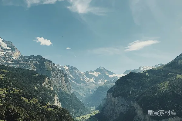 高清摄影 阿尔卑斯山脉的壮丽景色
