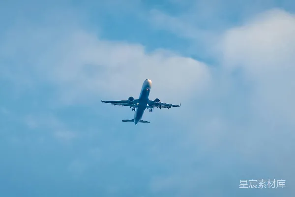 高清摄影 空中飞行的飞机