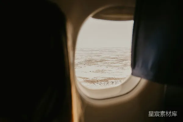 高清摄影 飞机窗外的风景