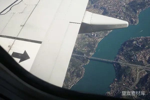 高清摄影 空中俯瞰城市与桥梁